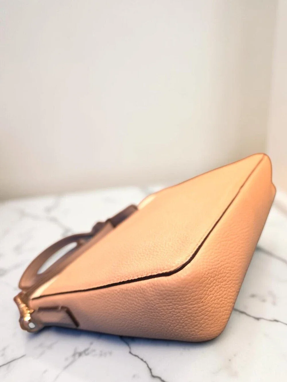 Kate Spade Leila Large Crossbody Pebbled Leather Warm Beige Colorblock S338
